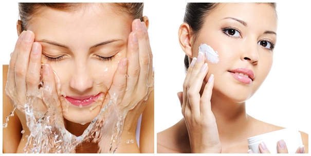 Cách chăm sóc da mặt bị mụn bằng việc rửa mặt đúng cách và lựa chọn mũ phẩm phù hợp